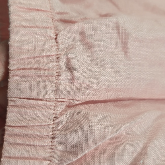 {Sonderhouse} Pink Linen Women's Shorts (Only) - Size XL - Picture 7 of 12